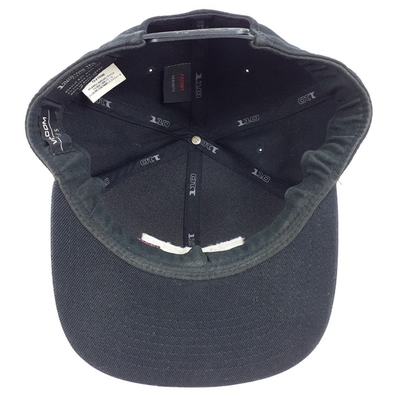 Flexfit One Ten Volcom Men's Snapback Hat Genuine Canvas Cap Man Blend Black - Picture 7 of 12